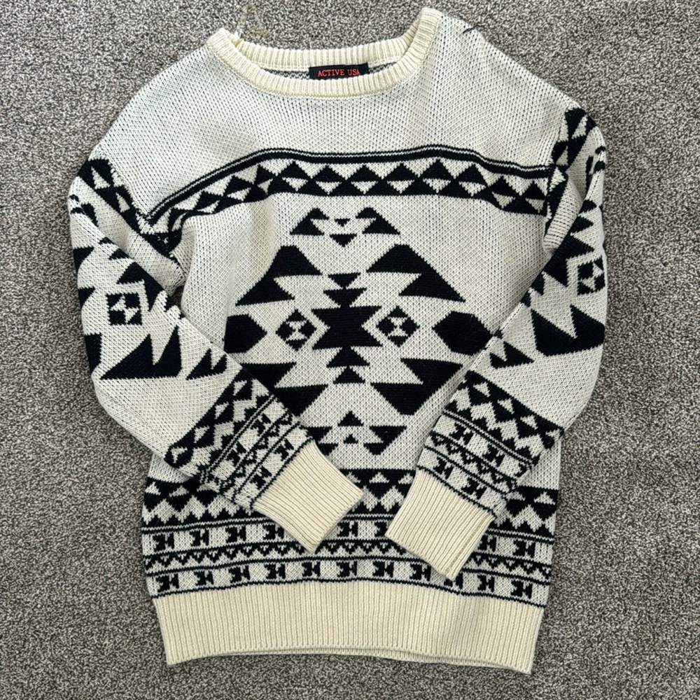 Aztec Design Sweater